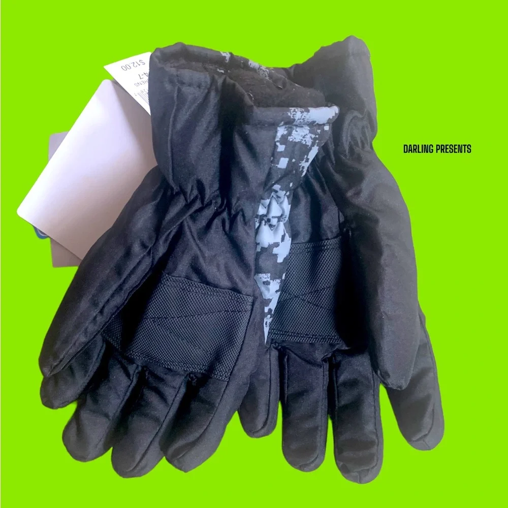3M Thinsulate Waterproof Skelton Gloves Kids Color Size 4-7